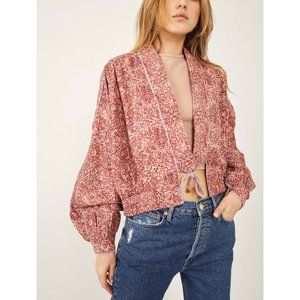 NWOT Free People Rosalina Jacket / Mocha Combo